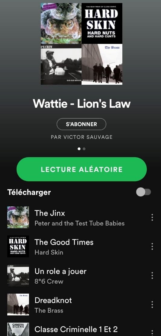 Playlist Spotify by Lion’s Law !